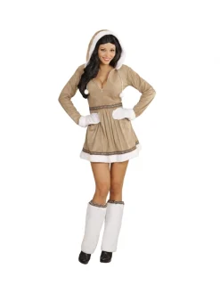 WIDMANN Déguisement Esquimau Femme Avec Couvre Bottes Et Moufles