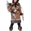 Déguisement Esquimau Femme (manteau Chaud Et Couvre-bottes)