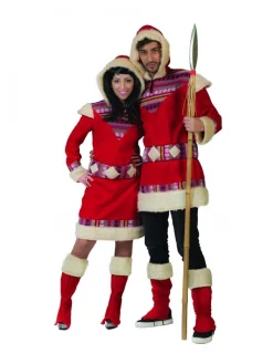 Déguisement Esquimau Homme Avec Fausse Fourrure -WIDMANN Soldes deguisement esquimau homme avec fausse fourrure 2