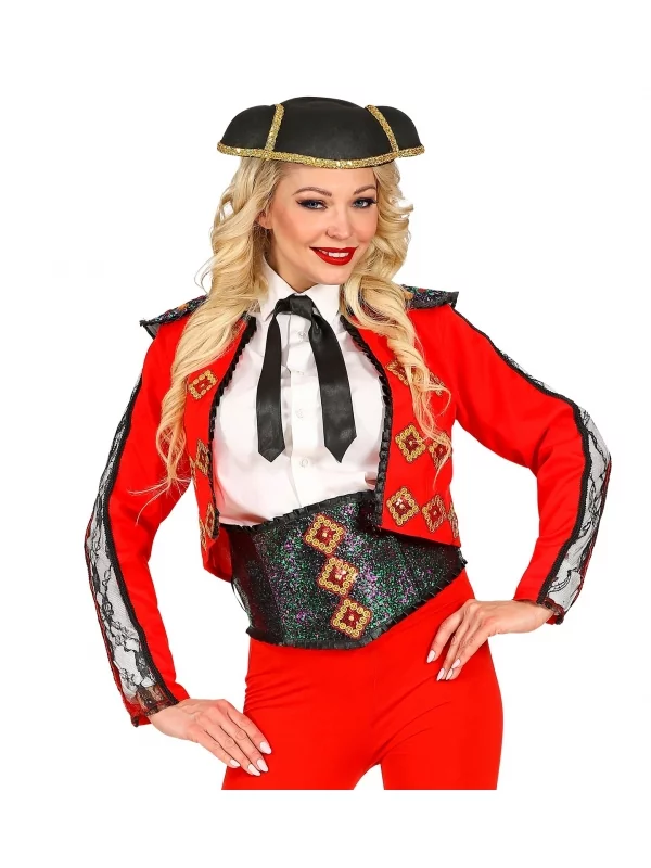 WIDMANN Déguisement Femme Matador (veste, Ceinture) 2 WIDMANN Déguisement Femme Matador (veste, Ceinture) – Image 2