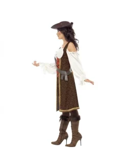 Smiffys Déguisement Femme Pirate De Haute Mer (robe, Pantalon Et Baudrier) -WIDMANN Soldes deguisement femme pirate haute mer 2