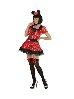 WIDMANN Déguisement Femme Souris Rouge Et Noir (robe Avec Jupon, Oreilles) 5 WIDMANN Déguisement Femme Souris Rouge Et Noir (robe Avec Jupon, Oreilles) -WIDMANN Soldes deguisement femme souris rouge et noir robe avec jupon oreilles 2