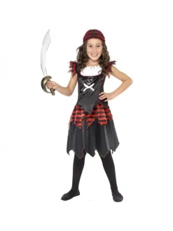 Smiffys Déguisement Fille Pirate Gothique (robe Et Foulard)