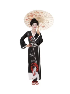 WIDMANN Déguisement Geisha Femme (kimono, Ceinture, Peignes) 3 WIDMANN Déguisement Geisha Femme (kimono, Ceinture, Peignes) -WIDMANN Soldes deguisement geisha femme kimono ceinture peignes 1