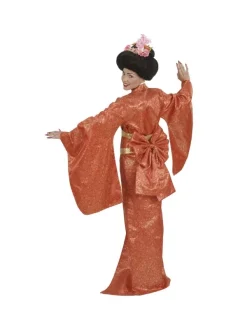 WIDMANN Déguisement Geisha Orange (kimono Orange, Ceinture) -WIDMANN Soldes deguisement geisha orange kimono orange ceinture 3
