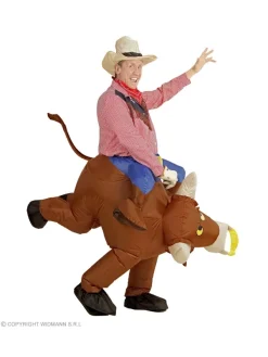 WIDMANN Déguisement Gonflable, Rodéo Sur Un Taureau + Chapeau -WIDMANN Soldes deguisement gonflable rodeo sur un taureau chapeau 2