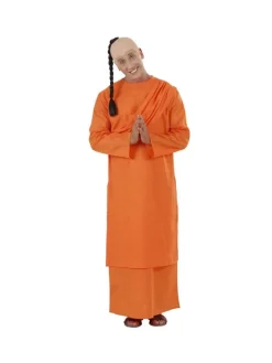 WIDMANN Déguisement Gourou Ou Bouddhiste Homme (tunique Avec Drapé Pour L'épaule) -WIDMANN Soldes deguisement gourou ou bouddhiste homme tunique avec drape pour l epaule 1