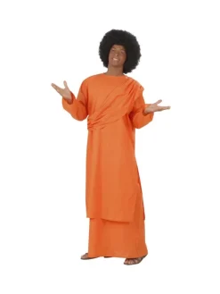 WIDMANN Déguisement Gourou Ou Bouddhiste Homme (tunique Avec Drapé Pour L'épaule) -WIDMANN Soldes deguisement gourou ou bouddhiste homme tunique avec drape pour l epaule 2