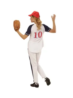 WIDMANN Déguisement Joueuse De Baseball (chemise, Pantalon, Casquette) -WIDMANN Soldes deguisement joueuse de baseball chemise pantalon casquette 1