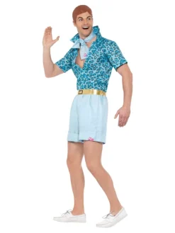 Smiffys Déguisement Ken Safari © (chemise, Short, Foulard Et Perruque Latex) -WIDMANN Soldes deguisement ken safari chemise short foulard et perruque latex 3