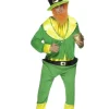 Smiffys Déguisement Leprechaun Saint Patrick Homme (combinaison, Veste, Chapeau, Barbe Rousse)