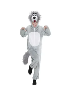 WIDMANN Déguisement Loup Adulte Mixte ( Combinaison à Capuche Avec Masque) -WIDMANN Soldes deguisement loup adulte mixte combinaison a capuche avec masque 2