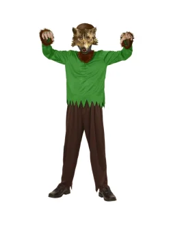 WIDMANN Déguisement Loup-garou Pas Cher (haut, Pantalon, Masque) -WIDMANN Soldes deguisement loup garou pas cher haut pantalon masque 1