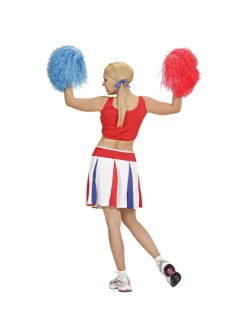 WIDMANN Déguisement Majorette Femme, Bleu, Blanc, Rouge (top, Jupe) 5 WIDMANN Déguisement Majorette Femme, Bleu, Blanc, Rouge (top, Jupe) -WIDMANN Soldes deguisement majorette femme bleu blanc rouge top jupe 2