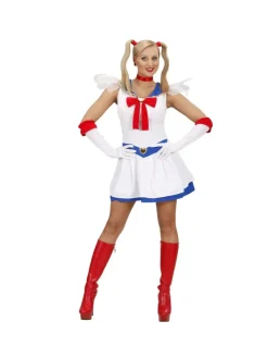 WIDMANN Déguisement Manga Femme (robe, Gants, Collier) -WIDMANN Soldes deguisement manga femme robe gants collier 2