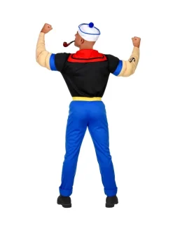 WIDMANN Déguisement Marin Epinard Homme (T-shirt Avec Les Bras Musclés, Pantalon Avec Ceinture, Bob) -WIDMANN Soldes deguisement marin epinard homme t shirt avec les bras muscles pantalon avec ceinture bob 1