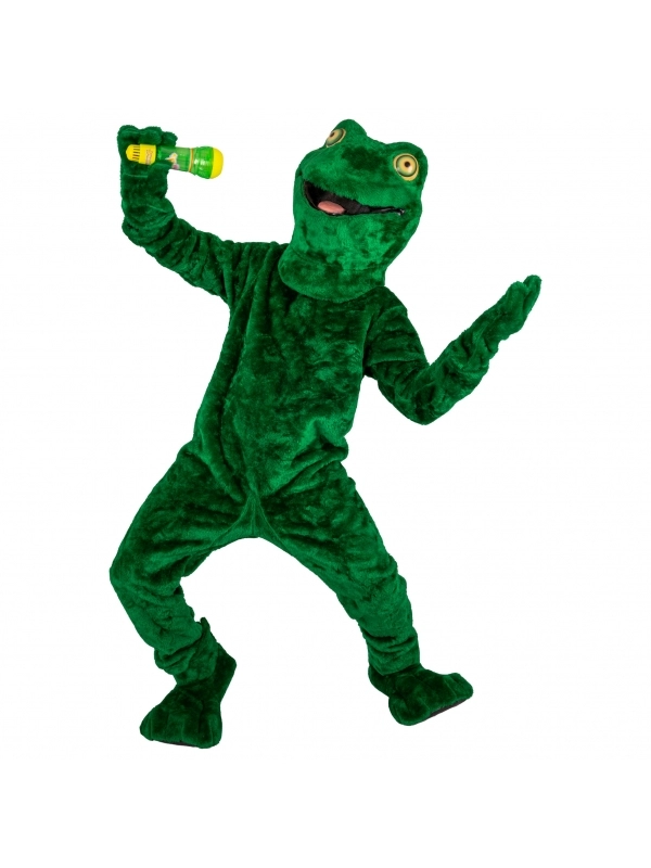 ESPA - Funny Fashion Déguisement Mascotte De Grenouille Verte Pour Adulte Avec Accessoires 2 ESPA - Funny Fashion Déguisement Mascotte De Grenouille Verte Pour Adulte Avec Accessoires – Image 2