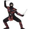 WIDMANN Déguisement Ninja Garçon Dragon En Flammes (combinaison Avec Armure, Masque)