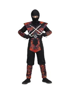 WIDMANN Déguisement Ninja Garçon Dragon En Flammes (combinaison Avec Armure, Masque) -WIDMANN Soldes deguisement ninja garcon dragon en flammes combinaison avec armure masque 2