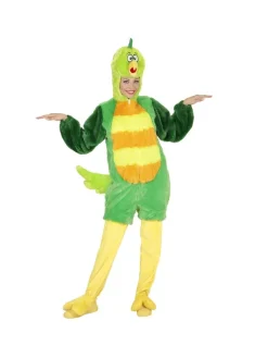 WIDMANN Déguisement Oiseau Vert Adulte En Peluche (combinaison à Capuche/masque) -WIDMANN Soldes deguisement oiseau vert adulte en peluche combinaison a capuche masque 2