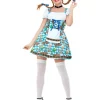 Smiffys Déguisement Oktoberfest, Femme, Bleu (robe)