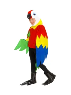 WIDMANN Déguisement Perroquet Enfant (costume, Capuche/masque, Pattes)