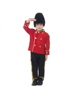 Smiffys Déguisement Petit Garde Royal (bonnet à Poil De Garde Anglais, Avec Haut, Pantalon)