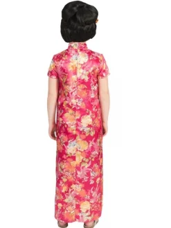 Déguisement Petite Chinoise Rose à Fleurs Du 3 Au 12 Ans -WIDMANN Soldes deguisement petite chinoise rose a fleurs du 3 au 12 ans 2