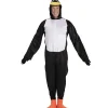 WIDMANN Déguisement Pingouin Adulte (combinaison à Capuche/masque)