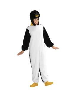WIDMANN Déguisement Pingouin Peluche Adulte (combinaison à Capuche/masque) -WIDMANN Soldes deguisement pingouin peluche adulte combinaison a capuche masque 2