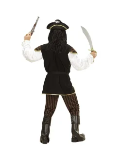 WIDMANN Déguisement Pirate Capitaine Homme (chemise Avec Veston, Pantalon, Ceinture, Chapeau à Plumes, Couvre-bottes) 8 WIDMANN Déguisement Pirate Capitaine Homme (chemise Avec Veston, Pantalon, Ceinture, Chapeau à Plumes, Couvre-bottes) -WIDMANN Soldes deguisement pirate capitaine homme chemise avec veston pantalon ceinture chapeau a plumes couvre bottes 3
