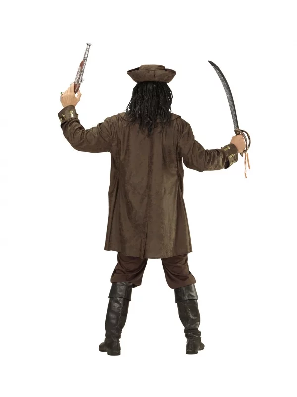 WIDMANN Déguisement Pirate Capitaine Homme (veste, Chemise, Pantalon, Ceinture, Chapeau) 4 WIDMANN Déguisement Pirate Capitaine Homme (veste, Chemise, Pantalon, Ceinture, Chapeau) – Image 4