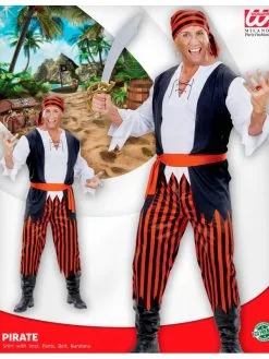 WIDMANN Déguisement Pirate Des Caraïbes Homme Du S Au XL