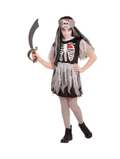 WIDMANN Déguisement Pirate Fille, Fantôme De Bateau (robe, Bandana)