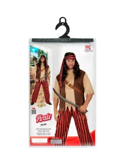 WIDMANN Déguisement Pirate Homme (chemise Avec Veston Et Ceinture, Pantalon, Bandeau) 8 WIDMANN Déguisement Pirate Homme (chemise Avec Veston Et Ceinture, Pantalon, Bandeau) -WIDMANN Soldes deguisement pirate homme chemise avec veston et ceinture pantalon bandeau 3