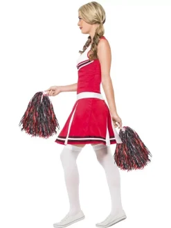 Smiffys Déguisement Pom-pom Girl (robe Et Pompons) -WIDMANN Soldes deguisement pom pom girl robe et pompons 1