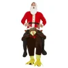 Smiffys Déguisement Porté Père Noël à Dos De Dinde Homme (combinaison)