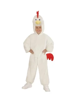 WIDMANN Déguisement Poussin Blanc Enfant (combinaison à Capuche Et Masque)