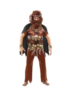 WIDMANN Déguisement Prêtre Vaudou Homme (T-shirt, Pantalon, Bandeau, Cape) -WIDMANN Soldes deguisement pretre vaudou homme t shirt pantalon bandeau cape 1