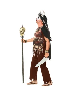 WIDMANN Déguisement Prêtre Vaudou Homme (T-shirt, Pantalon, Bandeau, Cape) -WIDMANN Soldes deguisement pretre vaudou homme t shirt pantalon bandeau cape 2