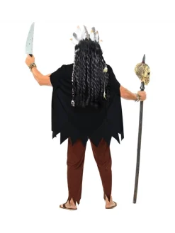 WIDMANN Déguisement Prêtre Vaudou Homme (T-shirt, Pantalon, Bandeau, Cape) -WIDMANN Soldes deguisement pretre vaudou homme t shirt pantalon bandeau cape 3