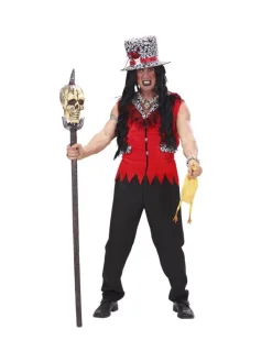 WIDMANN Déguisement Prêtre Vaudou Homme (veste, Pantalon, Chapeau)