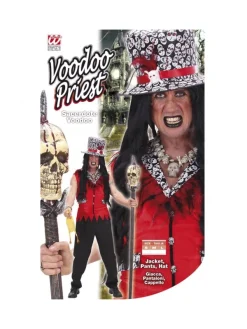 WIDMANN Déguisement Prêtre Vaudou Homme (veste, Pantalon, Chapeau) 8 WIDMANN Déguisement Prêtre Vaudou Homme (veste, Pantalon, Chapeau) -WIDMANN Soldes deguisement pretre vaudou homme veste pantalon chapeau 3