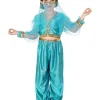 Smiffys Déguisement Princesse Arabe Fille (pantalon, Haut Et Voile Visage)