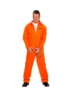 WIDMANN Déguisement Prisonnier USA Orange, Homme (costume, Menottes) 6 WIDMANN Déguisement Prisonnier USA Orange, Homme (costume, Menottes) -WIDMANN Soldes deguisement prisonnier usa orange homme costume menottes 2