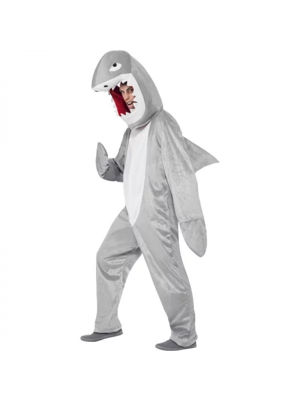 Smiffys Déguisement Requin Adulte (combinaison Avec Capuche) 1 Smiffys Déguisement Requin Adulte (combinaison Avec Capuche)