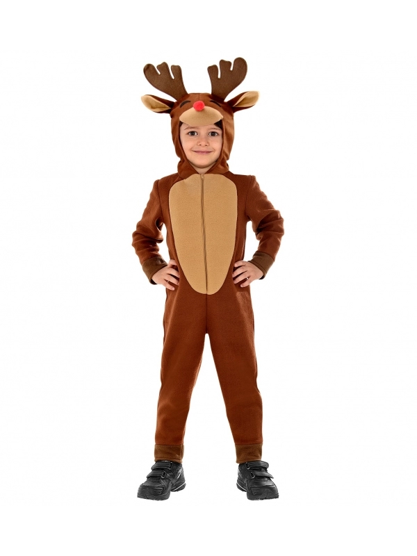 WIDMANN Déguisement Rodolphe Renne De Noël Enfant -2/3 Ans Au 4/5 Ans 1 WIDMANN Déguisement Rodolphe Renne De Noël Enfant -2/3 Ans Au 4/5 Ans