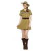 Smiffys Déguisement Safari Pour Femme, Marron (robe Et Chapeau)