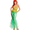 WIDMANN Déguisement Sirène Femme Jaune Et Vert (robe)