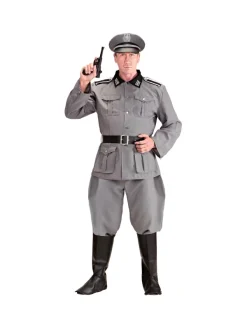 WIDMANN Déguisement Soldat Allemand Homme (veste, Pantalon, Ceinture, Surbottes, Casquette)